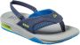 Reef Kid's Little Fanning Sandalen maat 11K 12K blauw - Thumbnail 10