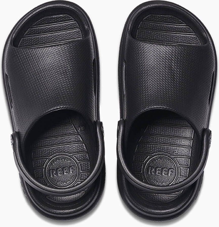 Reef Little Rio Slide black Jongens Slippers Zwart