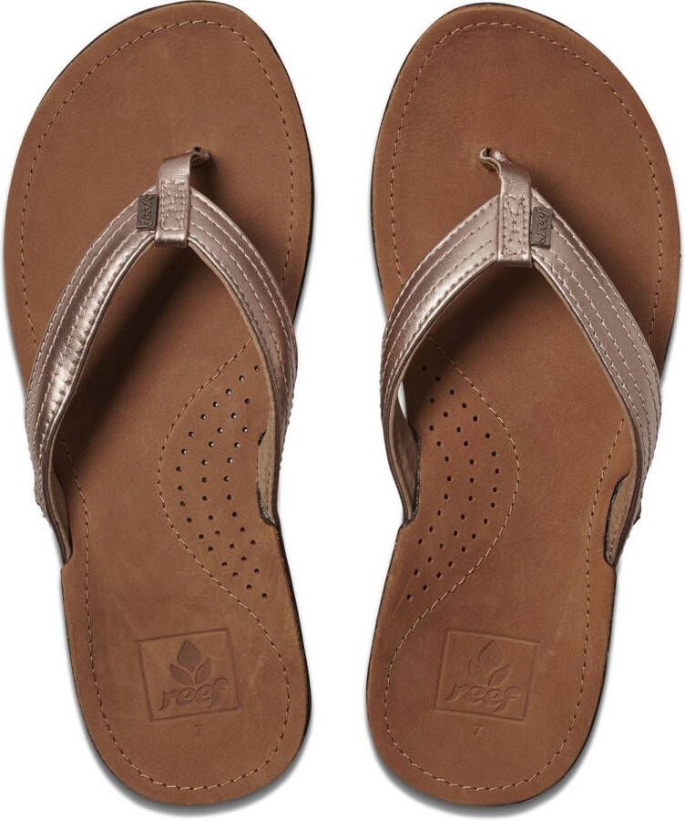 Reef Miss J Bay Dames Slippers Rose Gold