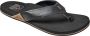 Reef Newportblack Heren Slippers Zwart - Thumbnail 1