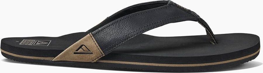 Reef Newportblack Heren Slippers Zwart