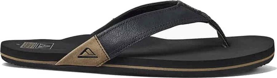 Reef Newportblack Heren Slippers Zwart