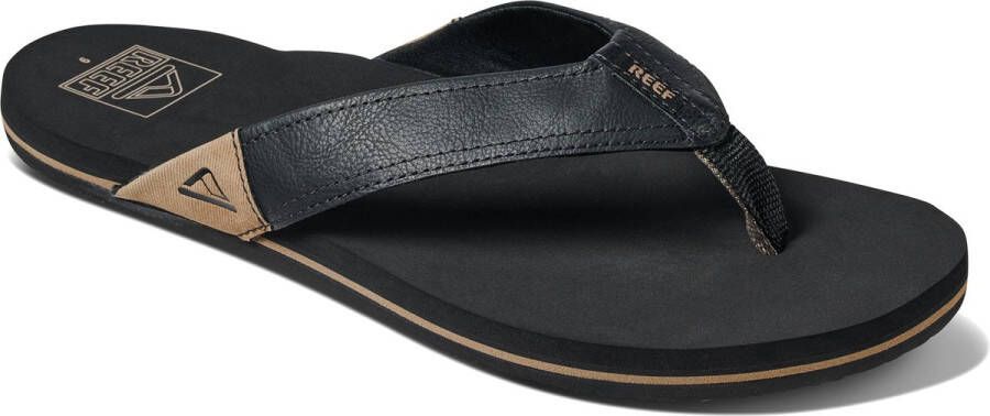 Reef Newportblack Heren Slippers Zwart