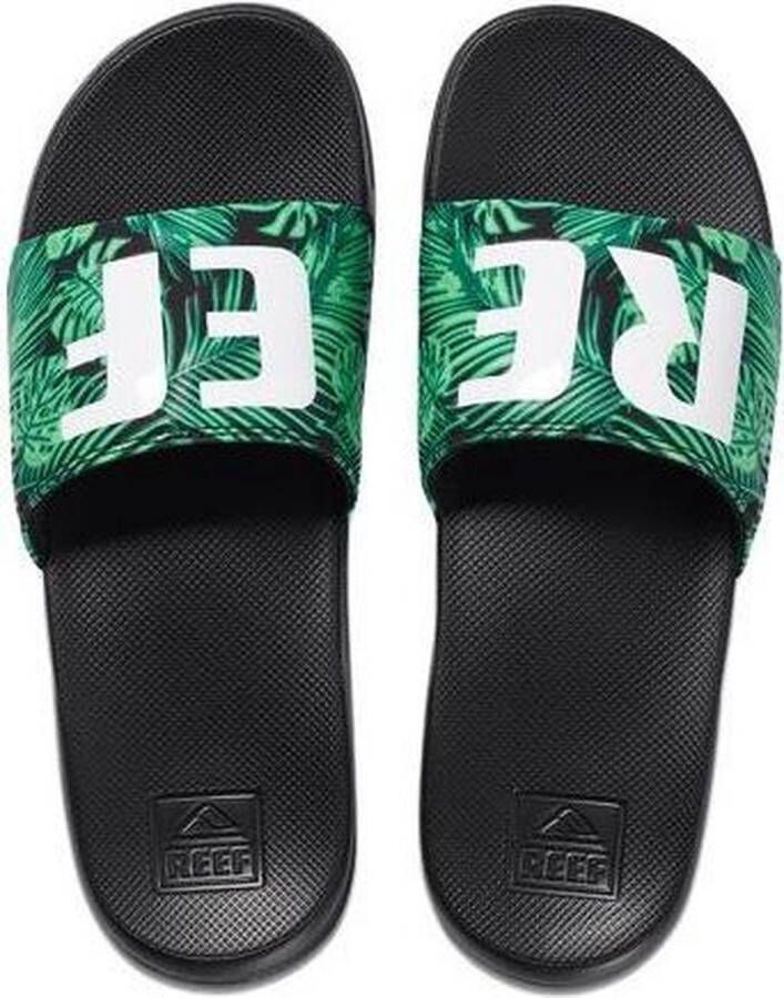 Reef Heren One Slide Slippers Green Palm