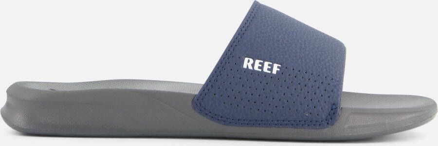 Reef One Slidenavy White Heren Slippers Donkerblauw Wit