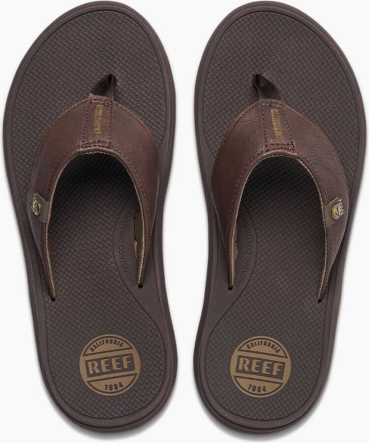 Reef Phantom Nias brown Fossil Heren Slippers Donkerbruin - Foto 1