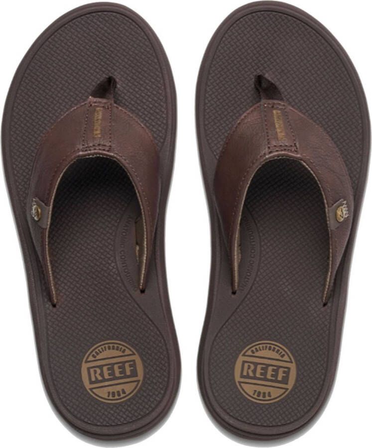 Reef Phantom Nias brown Fossil Heren Slippers Donkerbruin