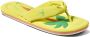 Reef Pool Float Dames Slippers Yellow Palm - Thumbnail 2