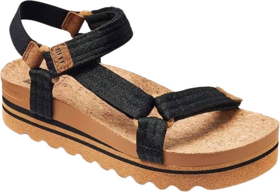 Reef Cushion Rem High Sandalen Zwart 1 2 Vrouw