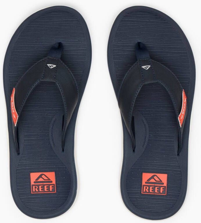 Reef SANTA ANA NAVY WHITE ORANGE Heren Slippers navy white orange