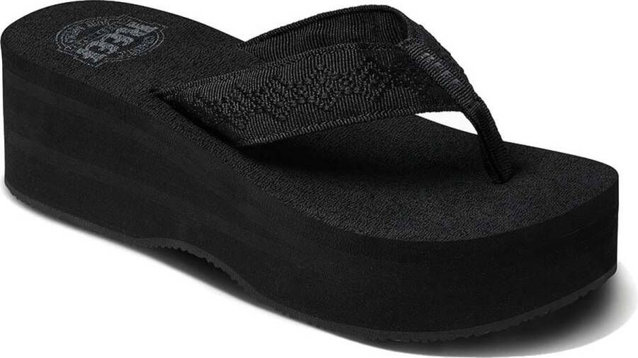 Reef Slipper Women Sandy Hi Black