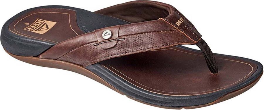 Reef Pacific Heren Slippers Dark Brown - Foto 1