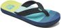 Reef Kids Ahi teenslippers blauw Textiel 31 - Thumbnail 1