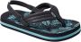 Reef Little Ahi teenslippers zwart aqua Jongens 23 - Thumbnail 2