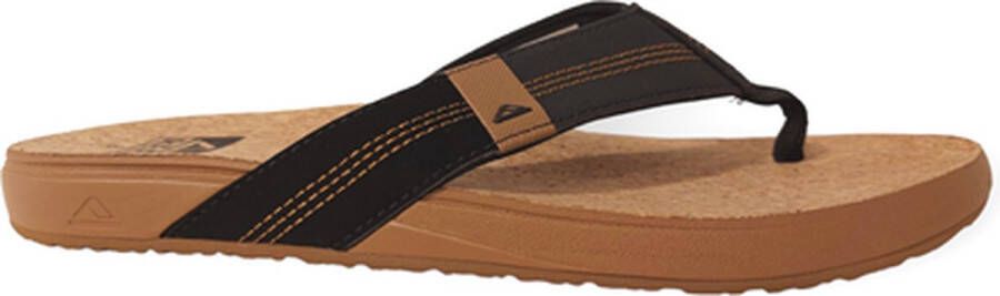 Reef Teenslipper Cushion Phantom Cork Black Cork