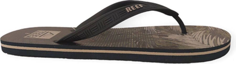 Reef Teenslipper Seaside Prints Deep Water Palm