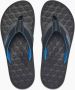 Reef The Ripper Heren Slippers Zwart Blauw - Thumbnail 1