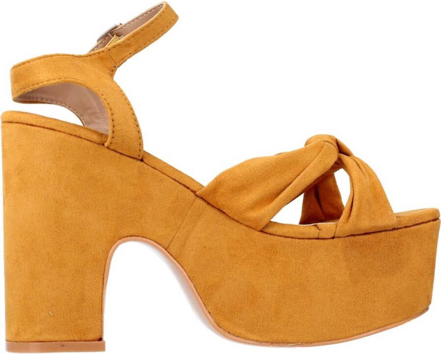 Refresh Elegante High Heel Sandalen Yellow Dames