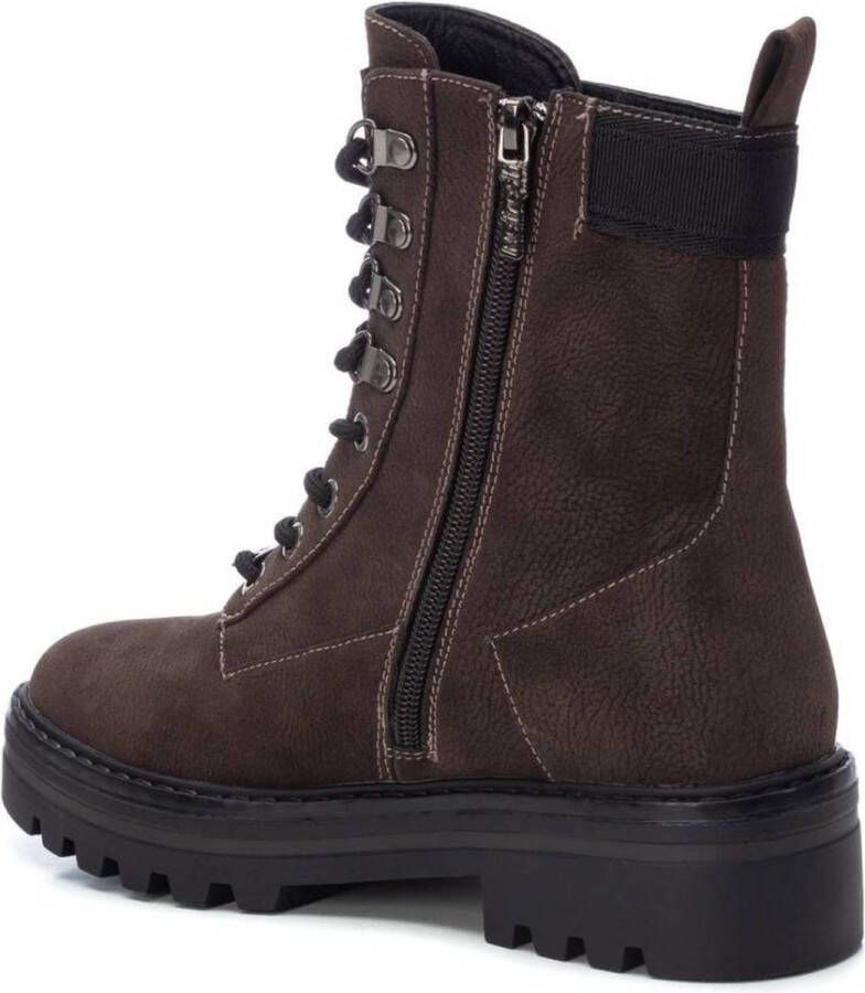 Refresh Lace-up Boots Gray Dames