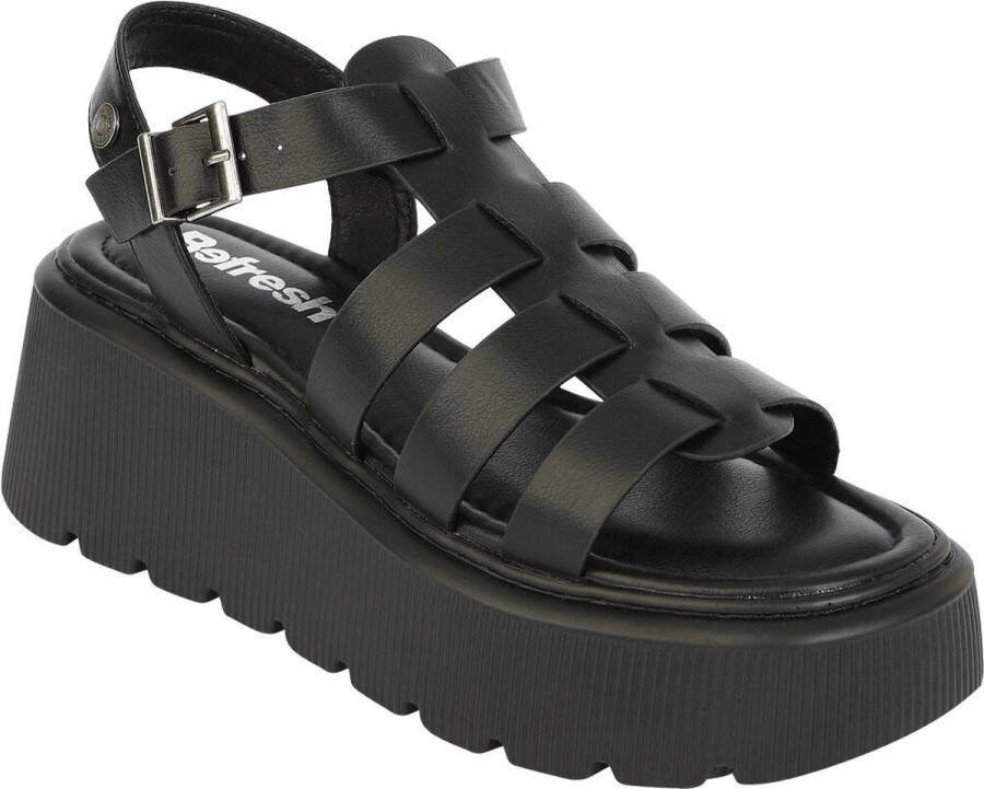 Refresh Sandalen Sandaal zwart