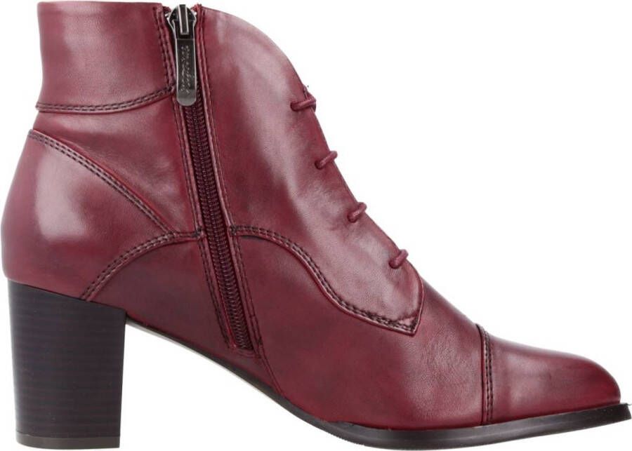 Regarde le Ciel Heeled Boots Red Dames