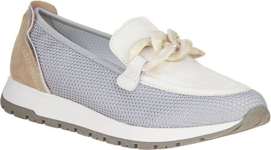 Regarde Le Ciel Eloida Wit-Grijze Moccasin