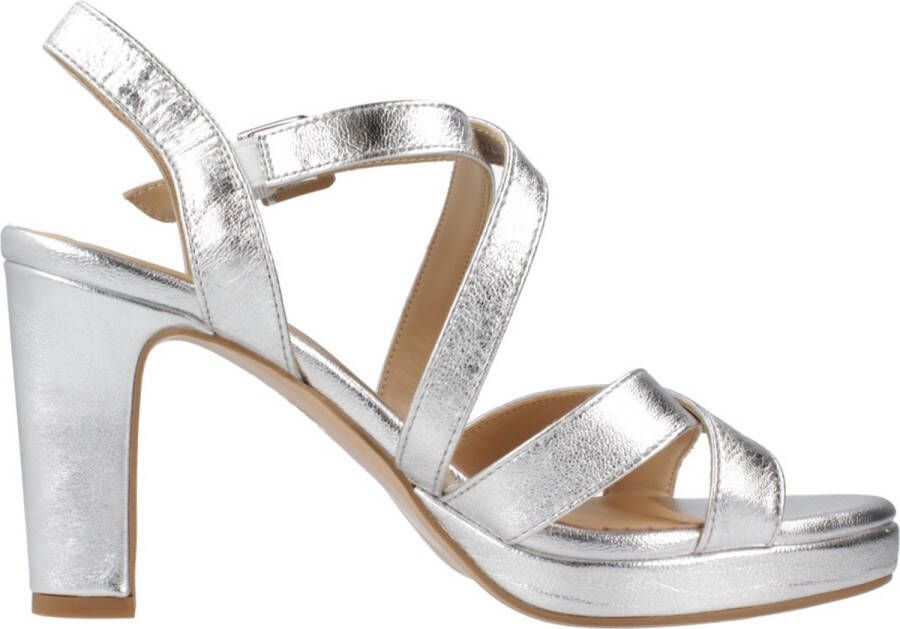 Regarde le Ciel High Heel Sandals Gray Dames