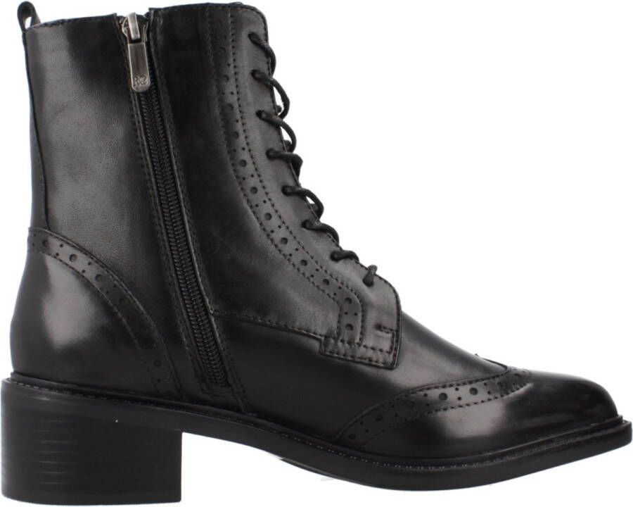 Regarde le Ciel Stijlvolle Veterschoenen Black Dames