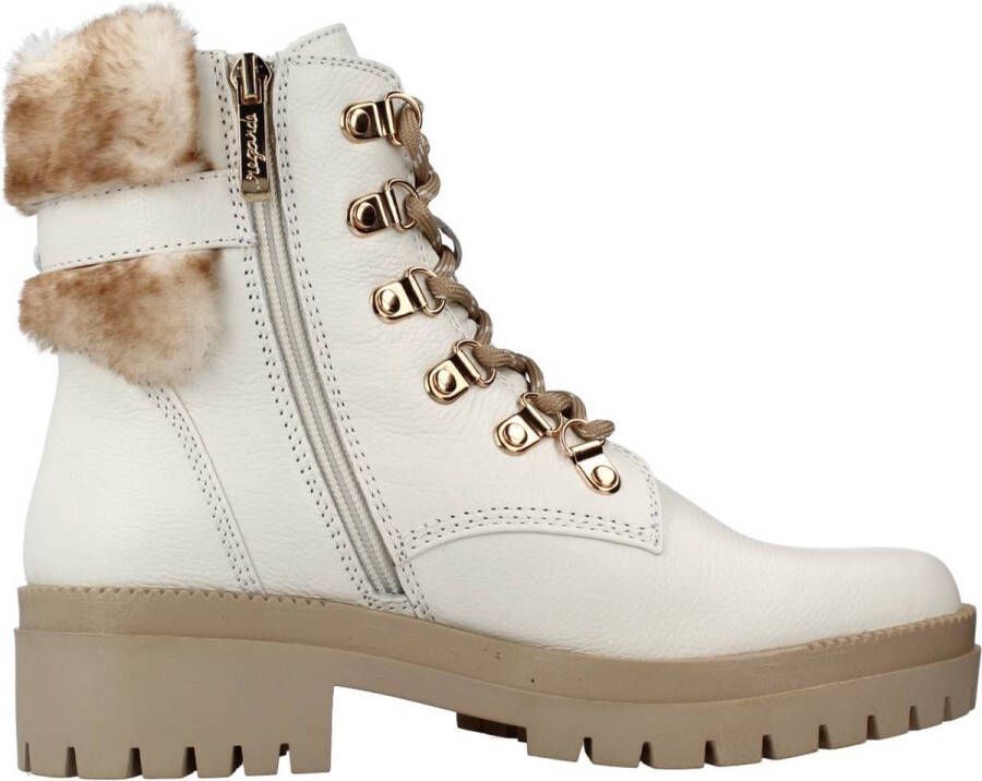 Regarde le Ciel Lace-up Boots White Dames