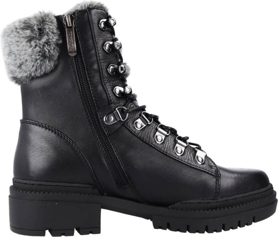 Regarde le Ciel Lace-up Boots Black Dames