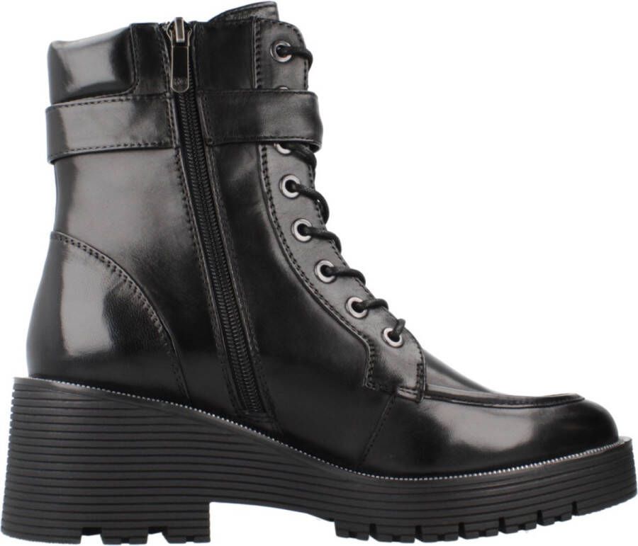 Regarde le Ciel Stijlvolle Veterschoenen Black Dames