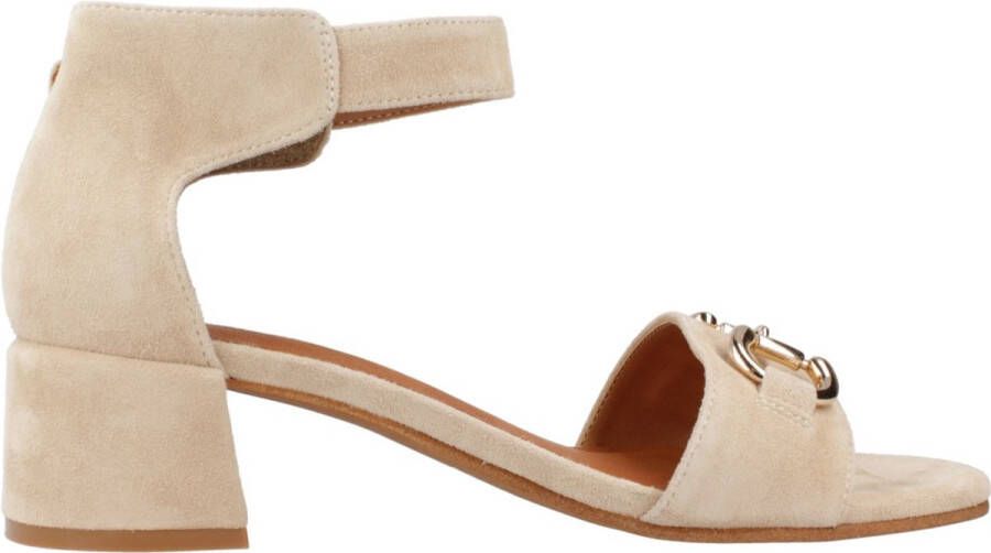 Regarde le Ciel High Heel Sandals Beige Dames