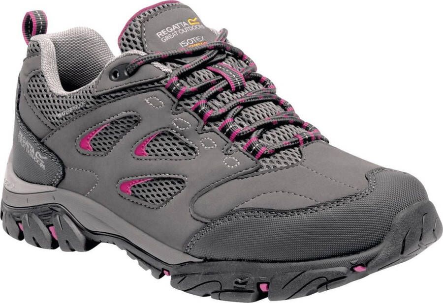 Regatta Lady Holcombe Iep Low wandelschoenen grijs fuchsia