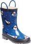 Regatta Minnow Wellington Regenlaarzen Outdoorlaarzen Kinderen Blauw - Thumbnail 1