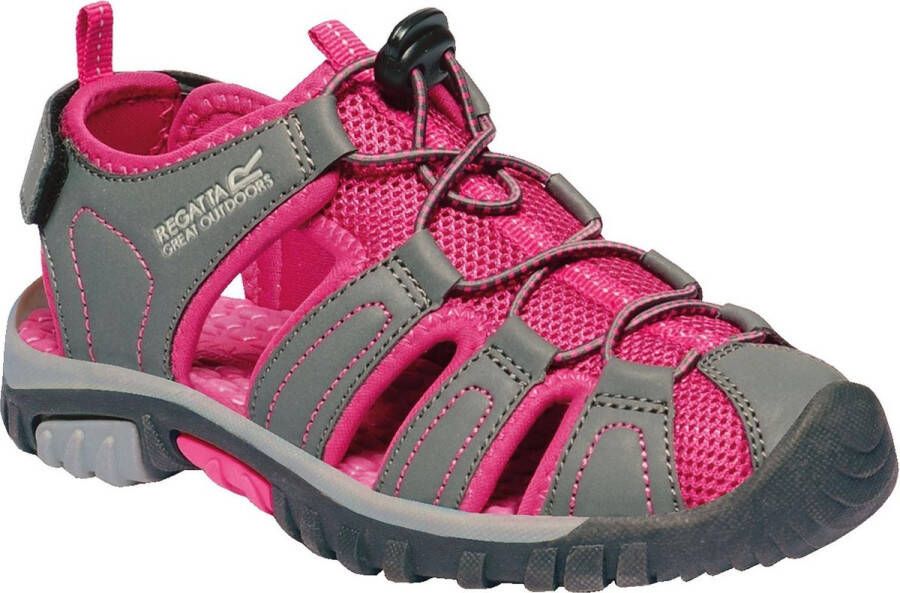 Regatta Westshore Junior Wandelsandalen Met Ventilerend Gaas Sandalen Kinderen Grijs