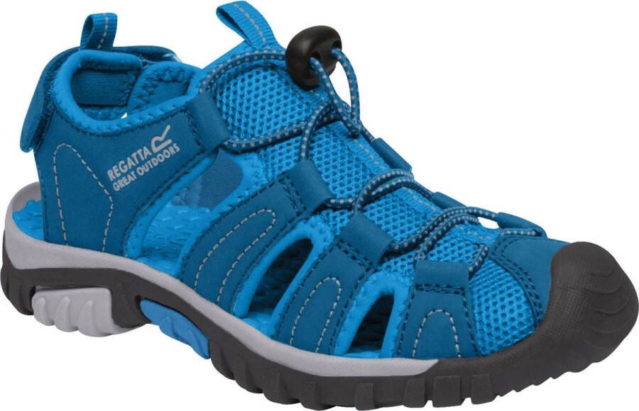 Regatta Westshore Jr Kinder Sandalen Blauw Zwart Grijs