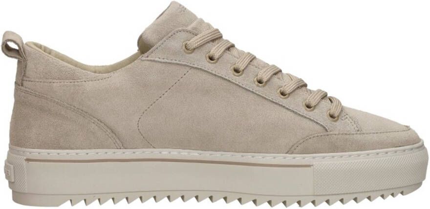 Rehab Beige Suède Heren Lage Sneakers Beige Heren