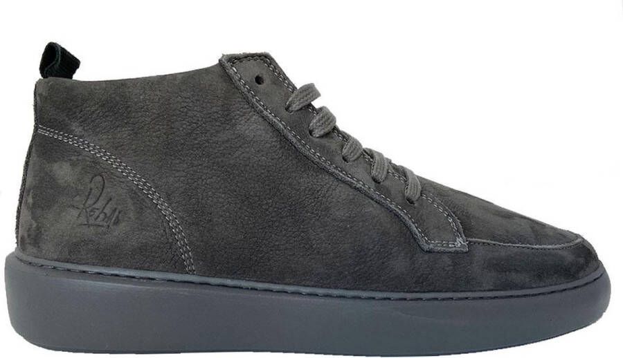 Rehab Footwear Tyler Nub | Hoge donkergrijze sneakers