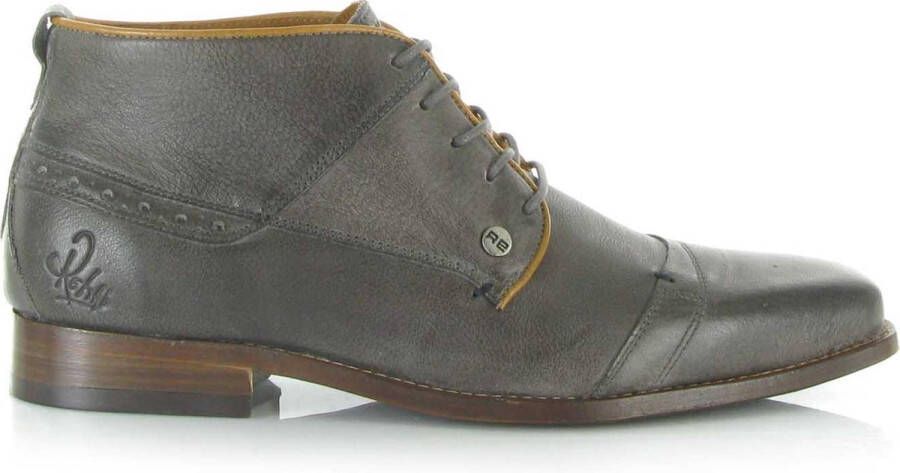 Rehab Footwear Lector | Smoke grijze veterschoen