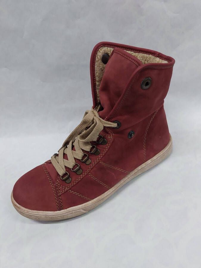 Remonte D3371-14 halfhoge veterschoenen rood