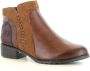 Remonte Bruine enkellaars met comfortabele hak Brown Dames - Thumbnail 1