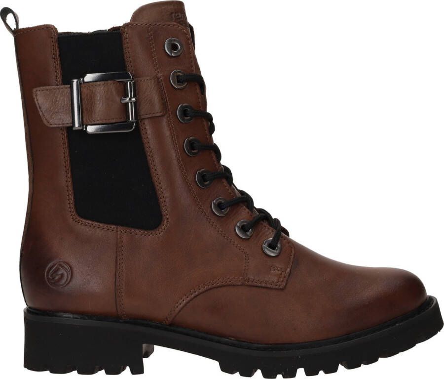 Remonte D8671 92 Dames Veterboots Brons Metalli