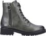 Remonte Groene leren veterschoenen Green Dames - Thumbnail 1