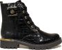 Remonte Glamoureuze Veterschoenen met Gouden Details Black Dames - Thumbnail 1