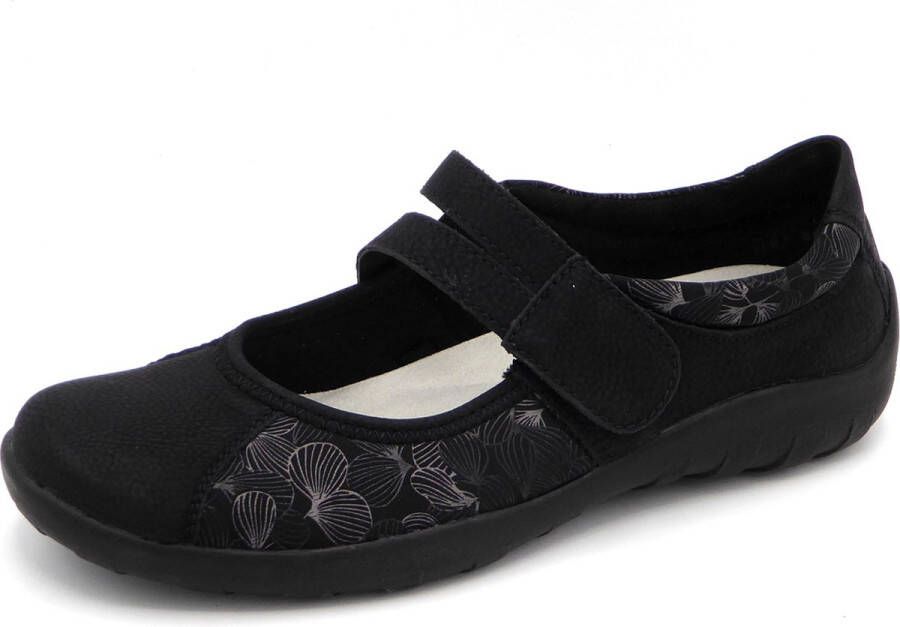 Remonte Ballerina's Slipper slip-on schoen slip-on sneaker met subtiele slangenlook