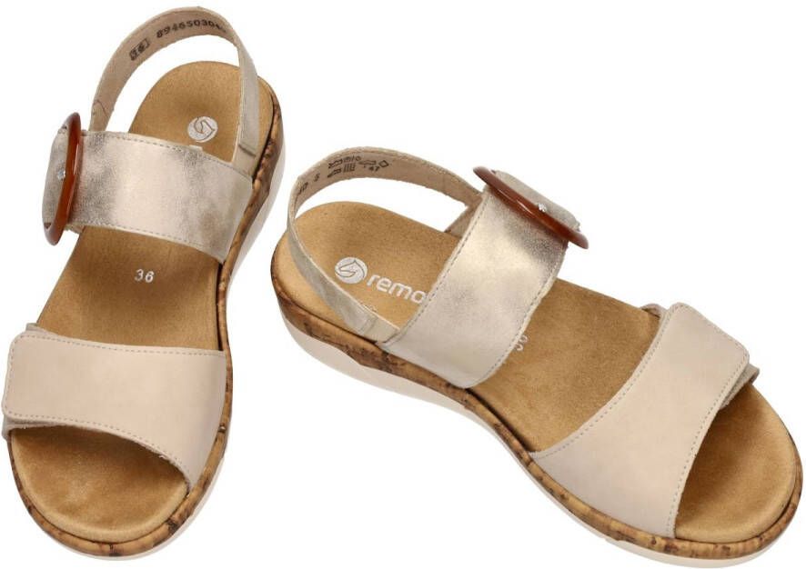 Remonte -Dames beige sandalen