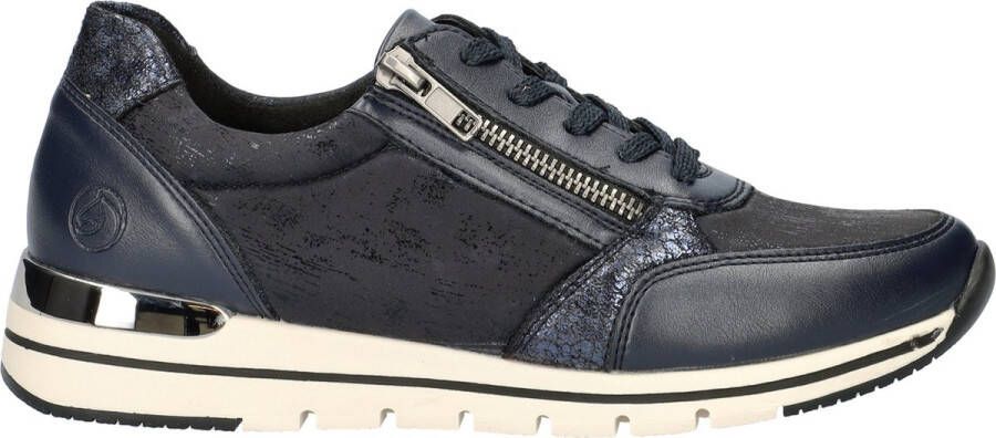 Remonte -Dames blauw donker sneakers