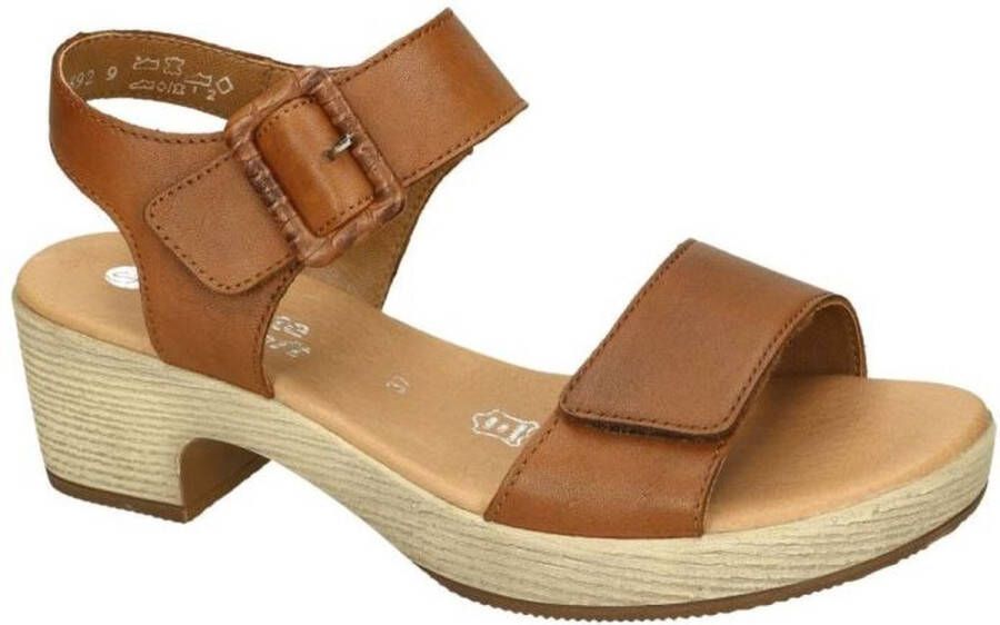 Remonte -Dames cogna caramel sandalen