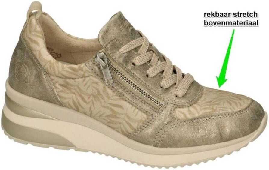 Remonte Gouden Bladeren Sneaker Multicolor Dames - Foto 1