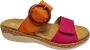 Remonte -Dames oranje slippers & muiltjes - Thumbnail 1